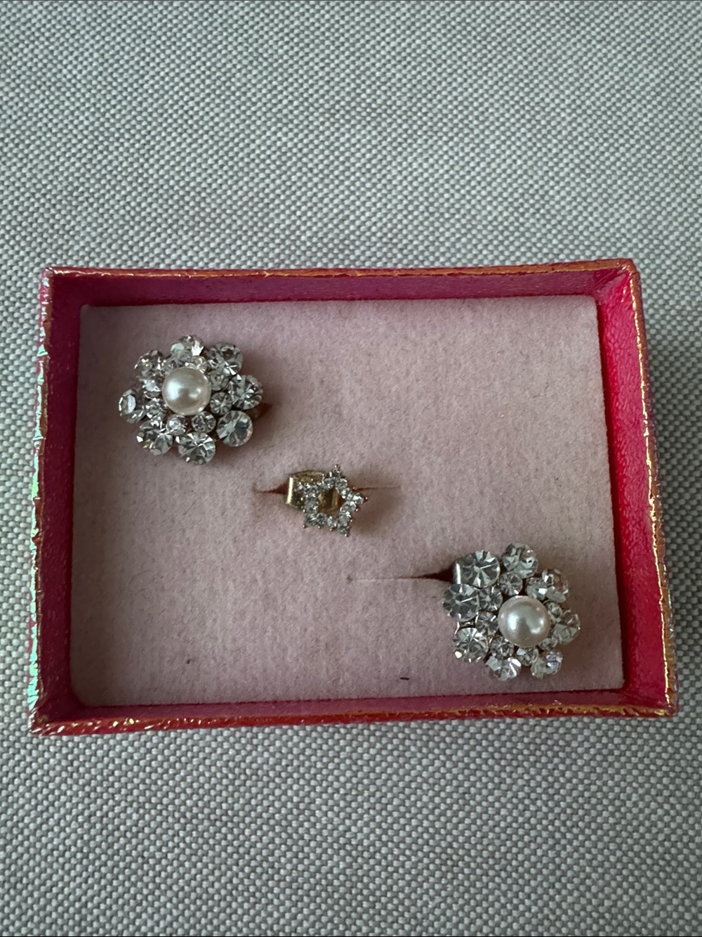 Pearl & Crystal Cluster Stud Earrings - Classic Sparkle